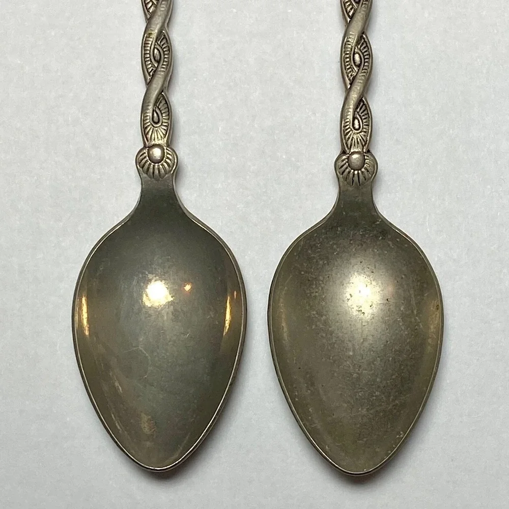 Florida Souvenir ST Augustine, FLA Lady Beach Palm Tree 4 3/4 Travel Spoon Klepa